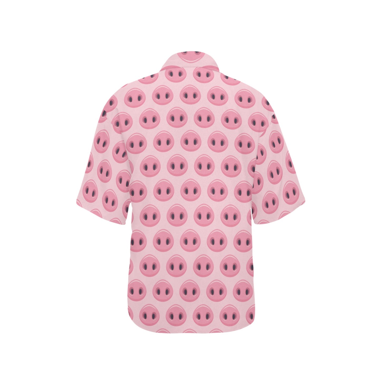 Pig Print Design LKS401 Women's Hawaiian Shirt