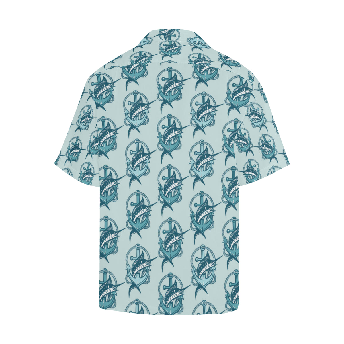 Swordfish Pattern Print Design 03 Men's Hawaiian Shirt