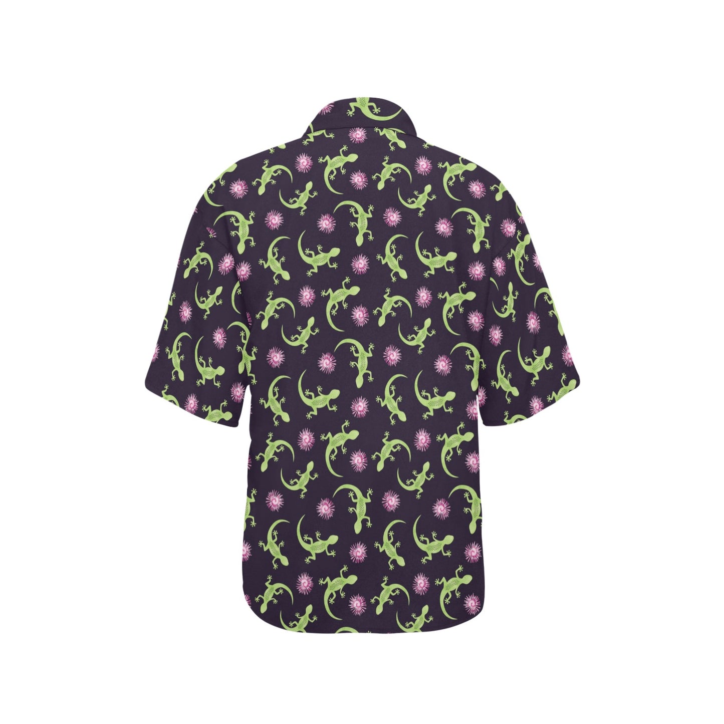 lizard Print Design LKS402 Women's Hawaiian Shirt