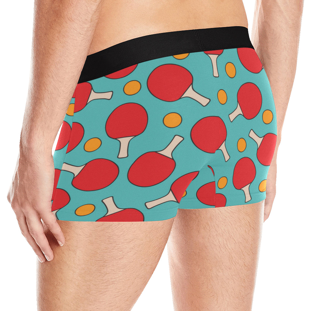Ping Pong Pattern Print Design A01 Men's Boxer Briefs