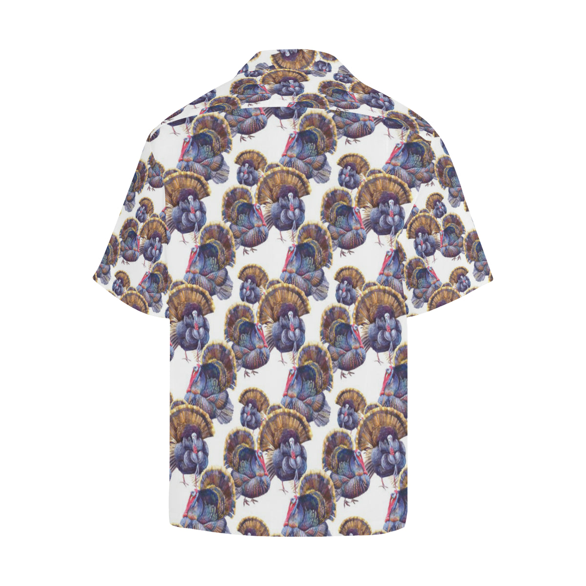 Turkey Pattern Print Design 01 Men's Hawaiian Shirt