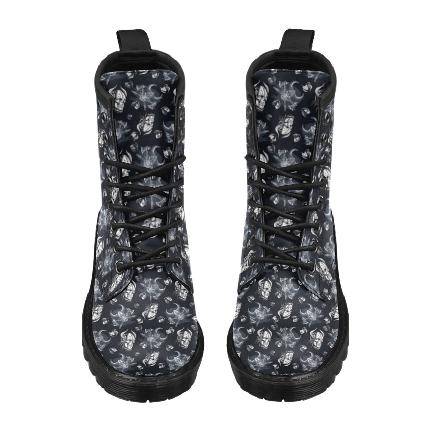 Vikings Print Design LKS304 Women's Boots