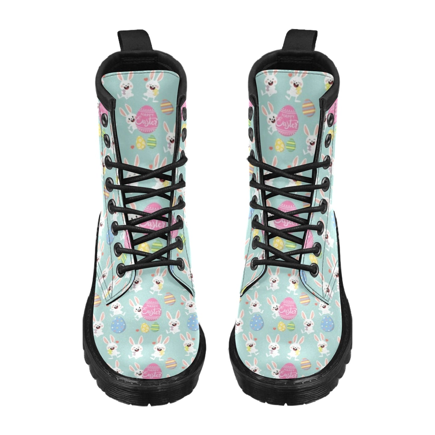 Easter Eggs Pattern Print Design RB014 Women's Boots