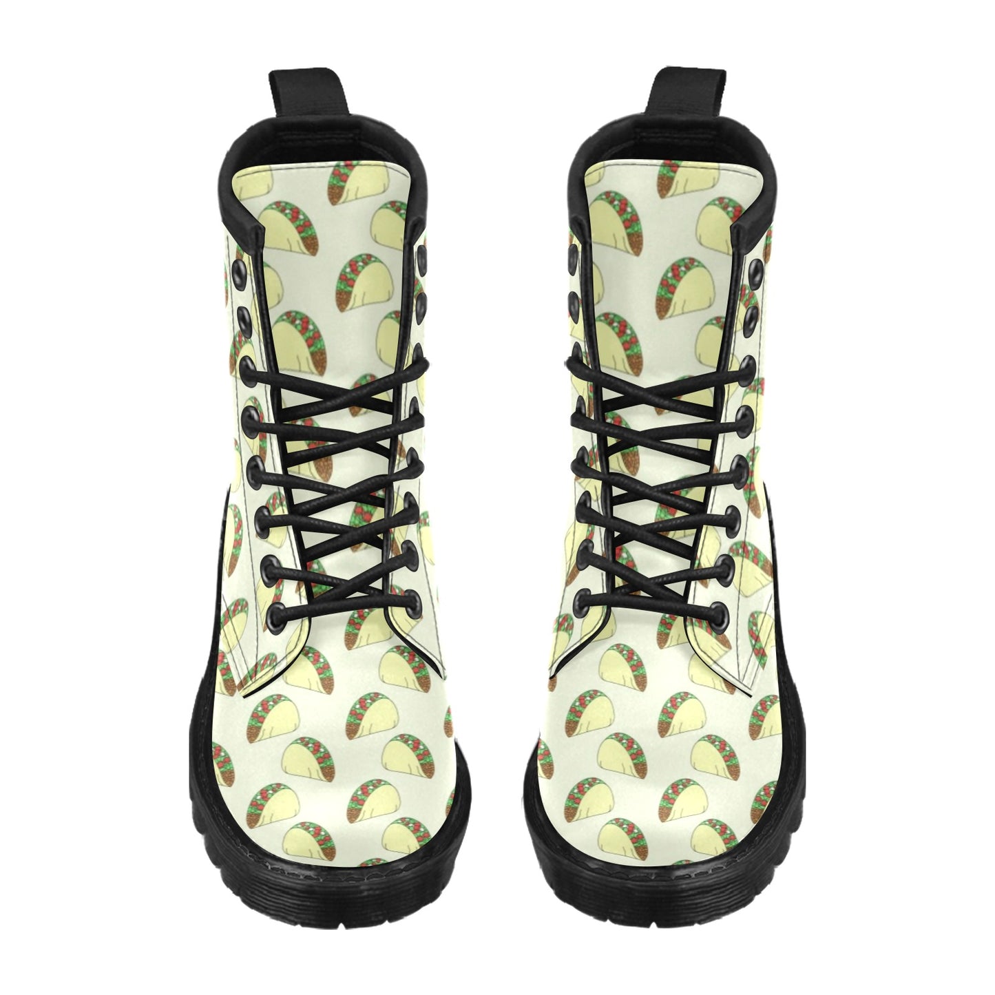 Taco Pattern Print Design TC05 Women's Boots