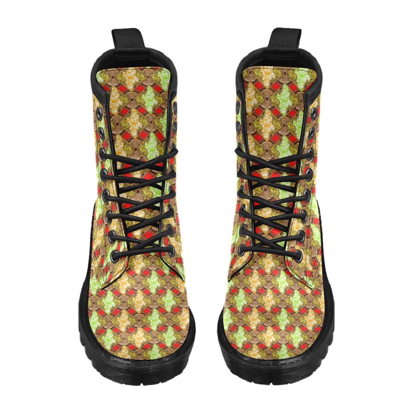 African Classic Print Pattern Women's Boots