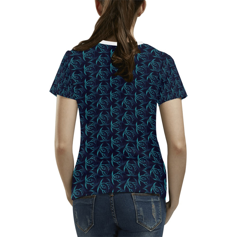 Vikings Print Design LKS302 Women's T-shirt