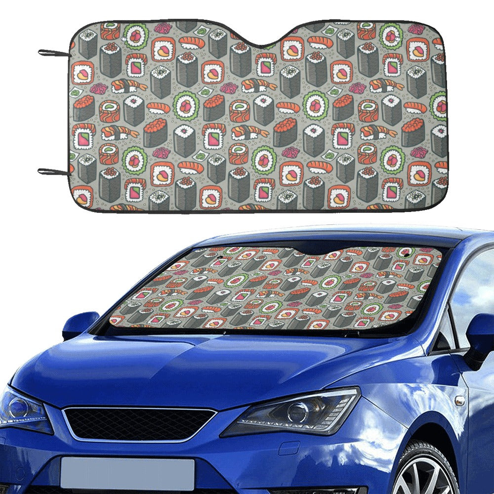 Sushi Print Design LKS301 Car front Windshield Sun Shade