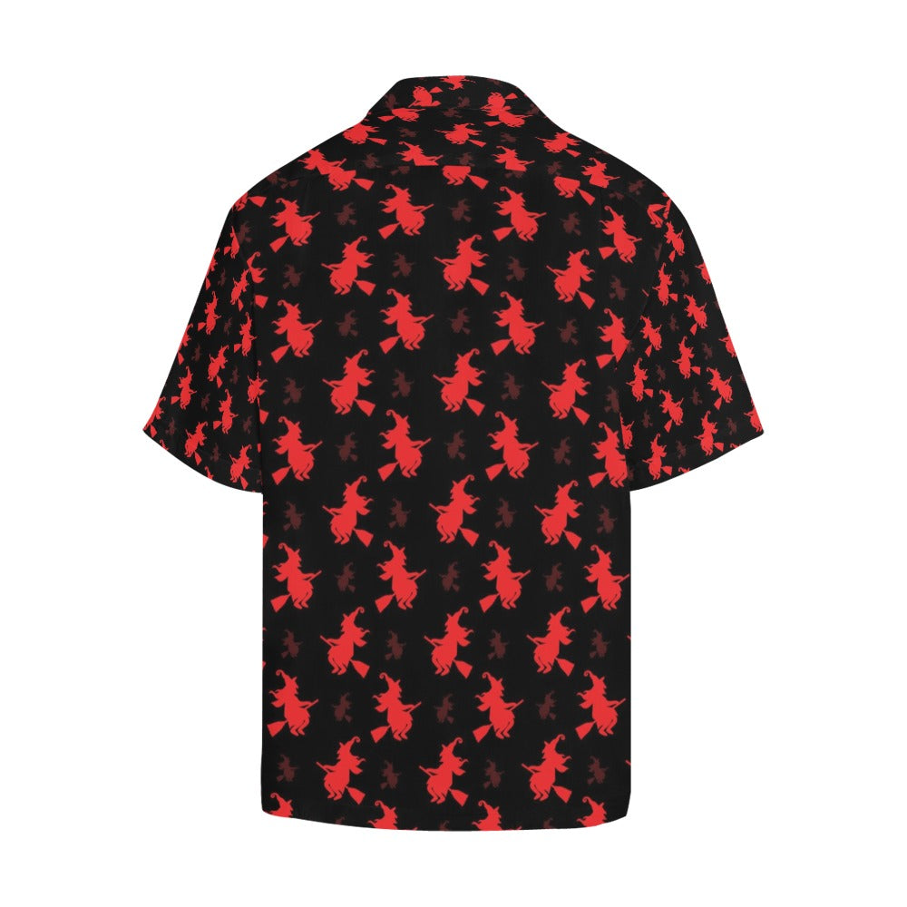 Witch Print Design LKS308 Men's Hawaiian Shirt