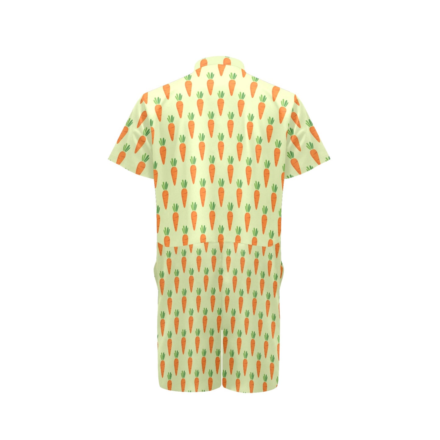 Carrot Pattern Print Design 02 Men's Romper