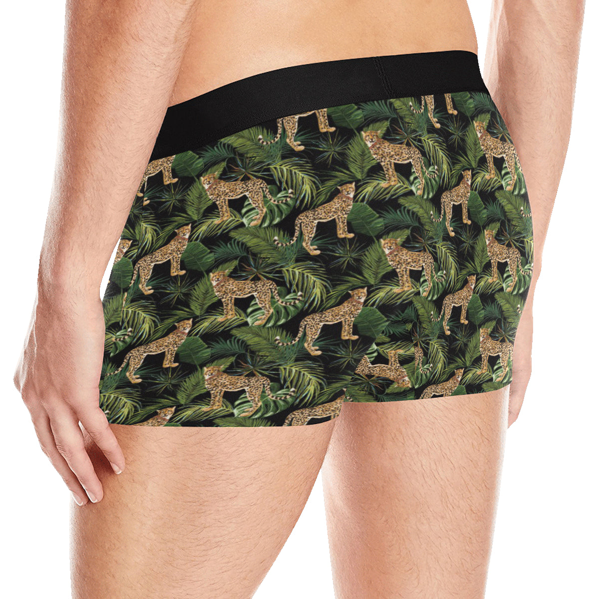 Cheetah Pattern Print Design 05 Men's Boxer Briefs