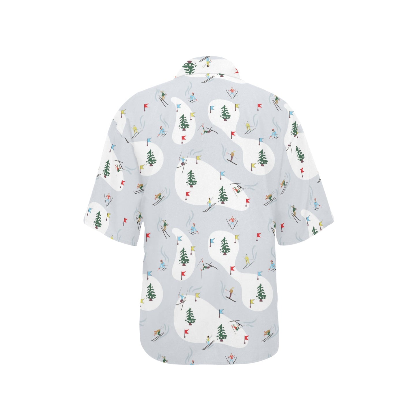 Ski Print Design LKS305 Women's Hawaiian Shirt