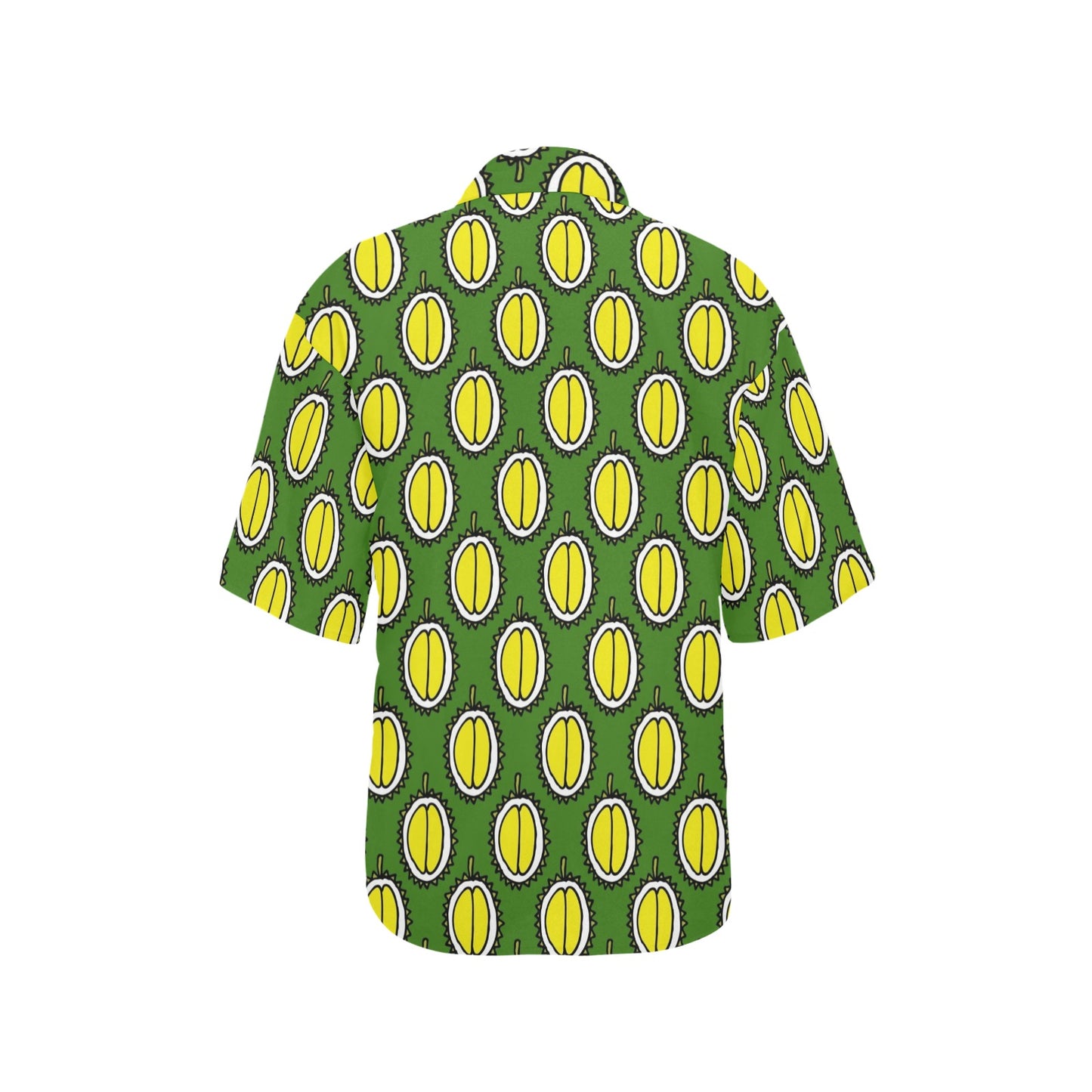 Durian Pattern Print Design DR01 Women's Hawaiian Shirt