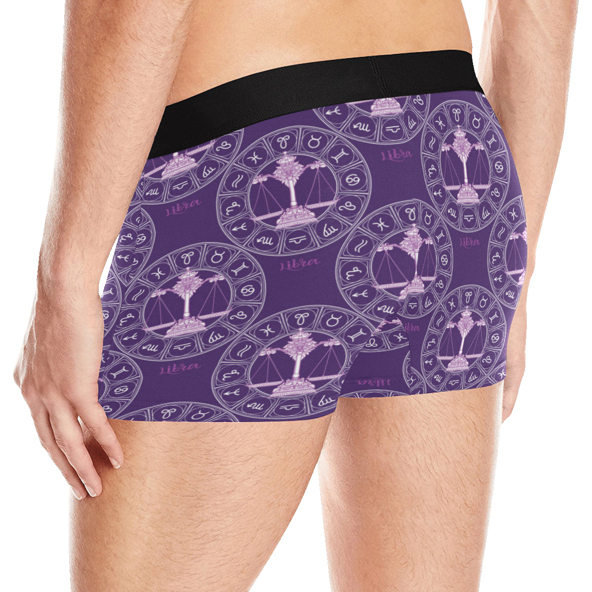 Libra Pattern Print Design 03 Men's Boxer Briefs