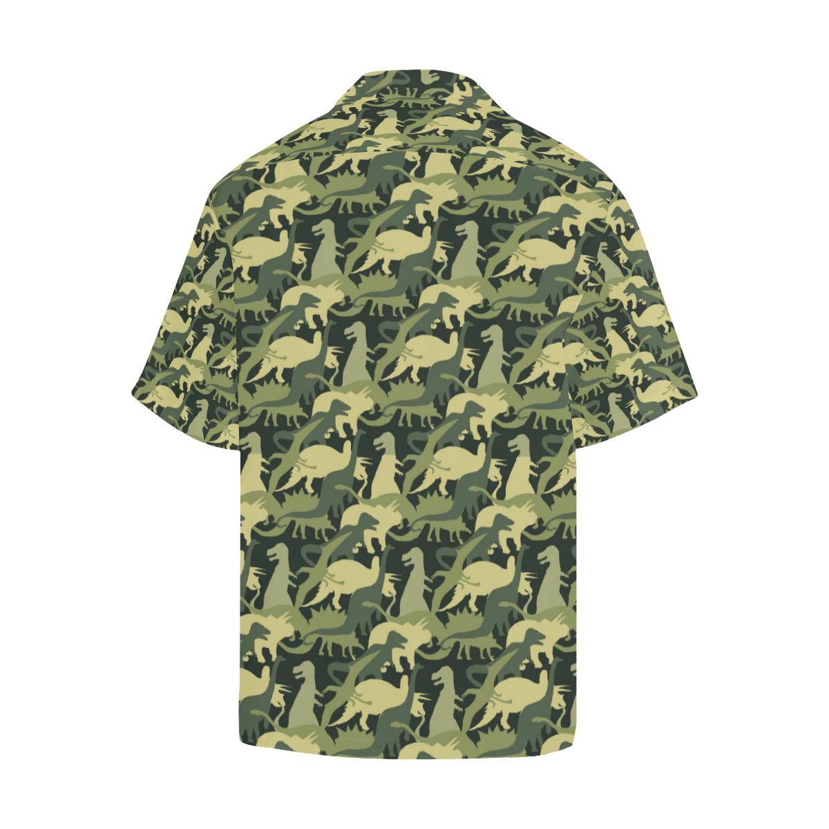 Camouflage Dinosaur Pattern Print Design 03 Men's Hawaiian Shirt