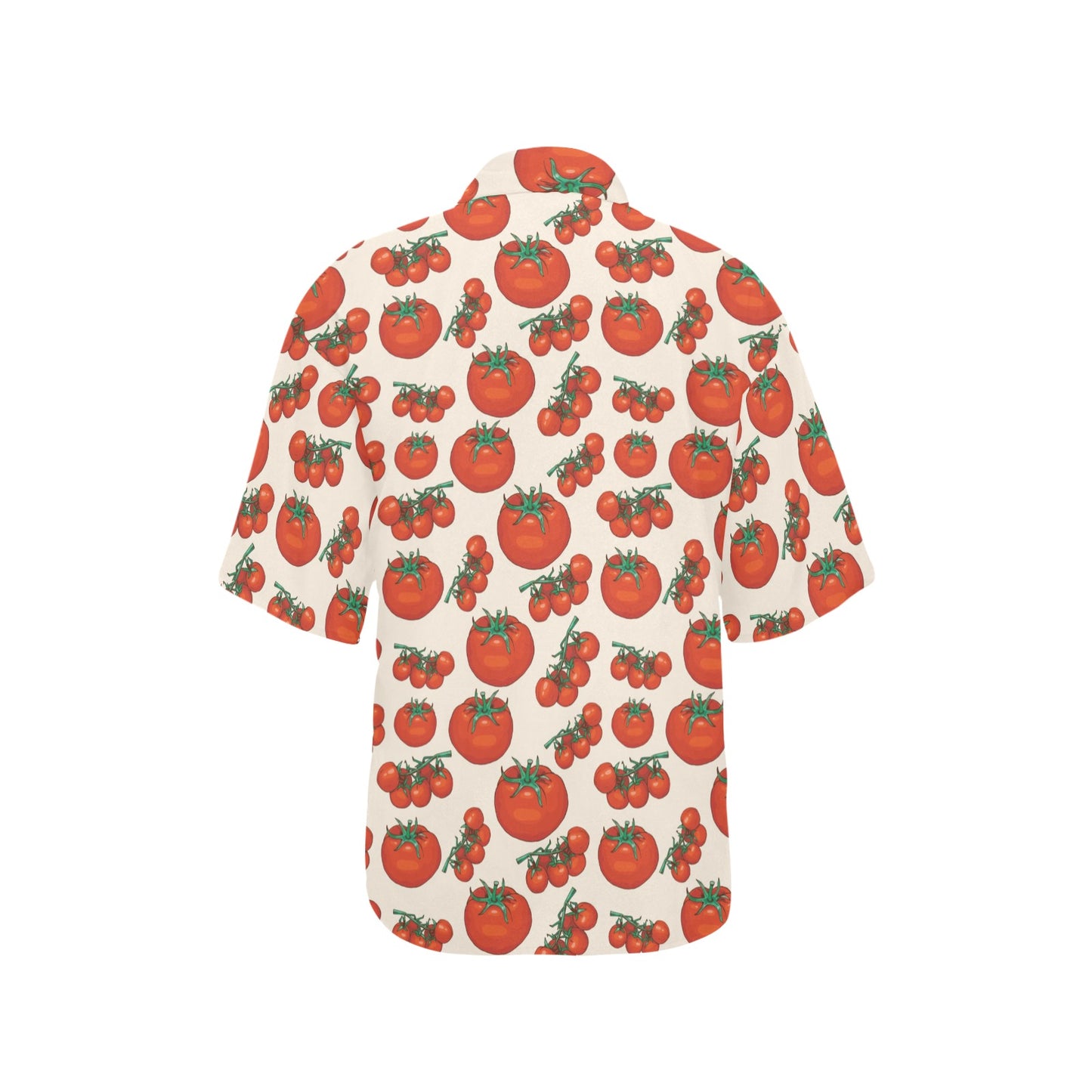 Tomato Print Design LKS302 Women's Hawaiian Shirt