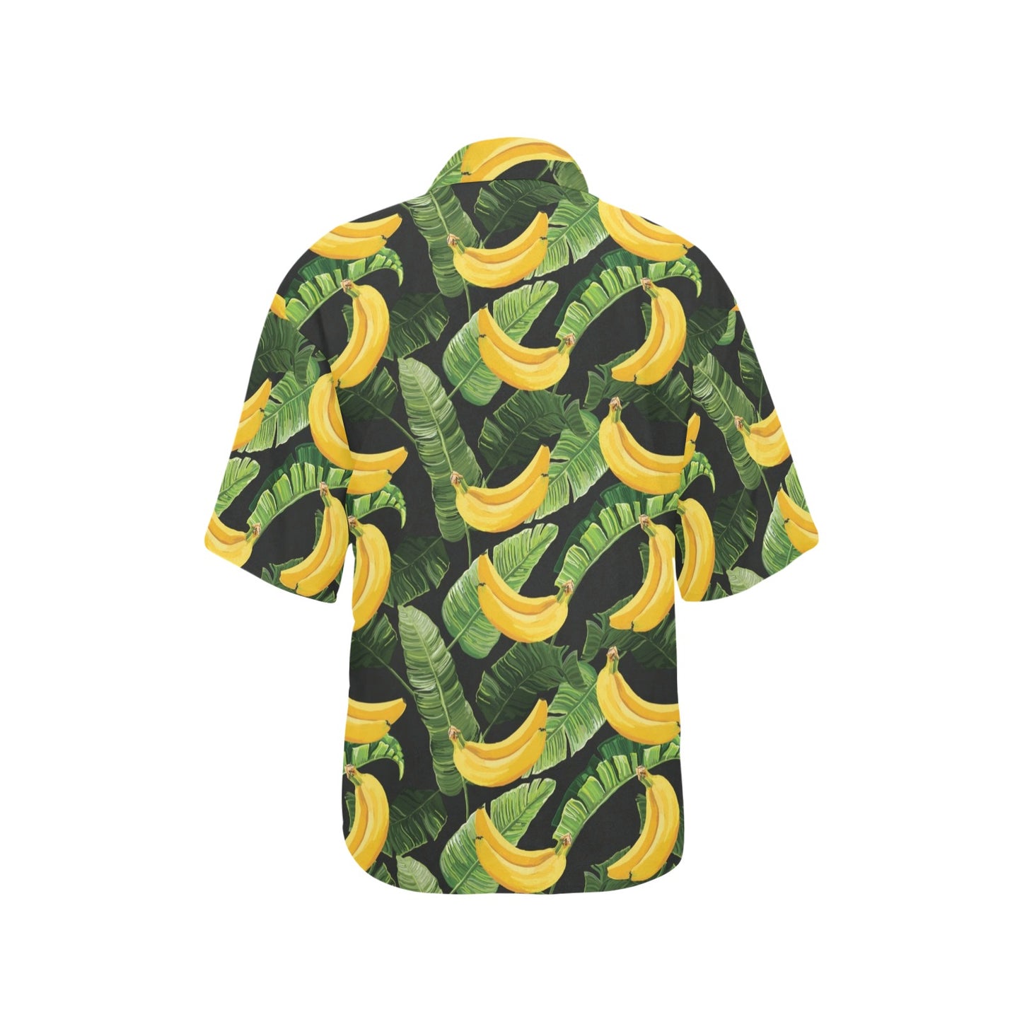 Banana Pattern Print Design BA01 Women's Hawaiian Shirt