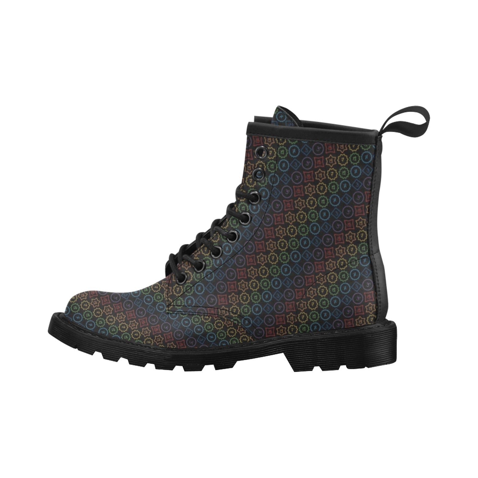 Butterfly Chakra Women's Leather Boots main image 1