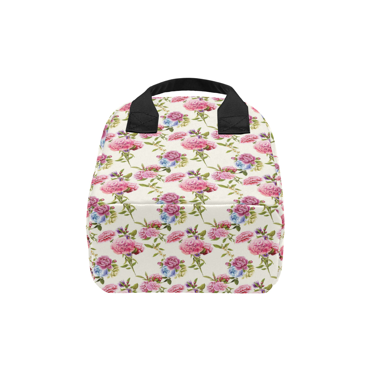 Carnations Pattern Print Design CN02 Insulated Lunch Bag