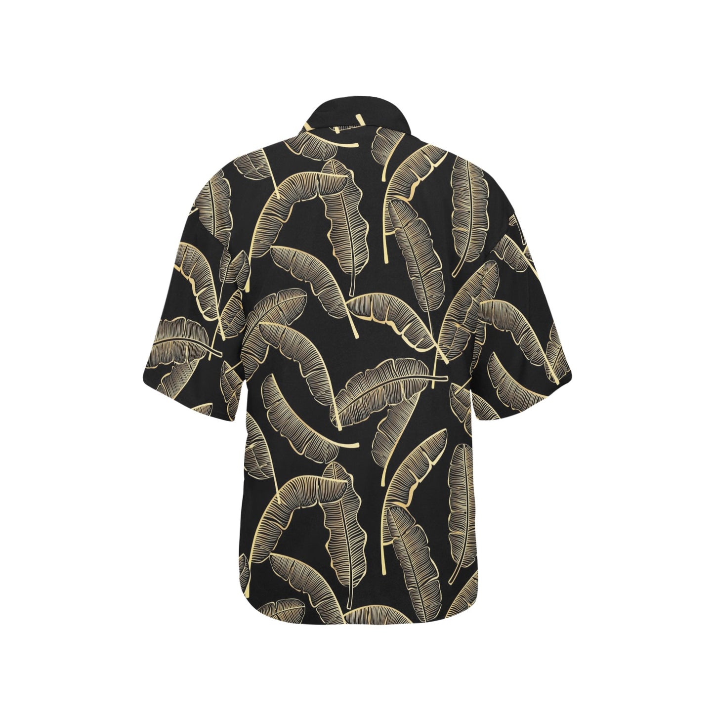 Banana Leaf Pattern Print Design BL07 Women's Hawaiian Shirt