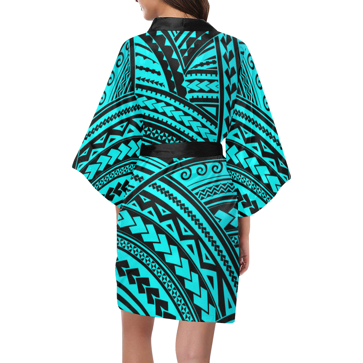 Polynesian Tribal Women Kimono Robe