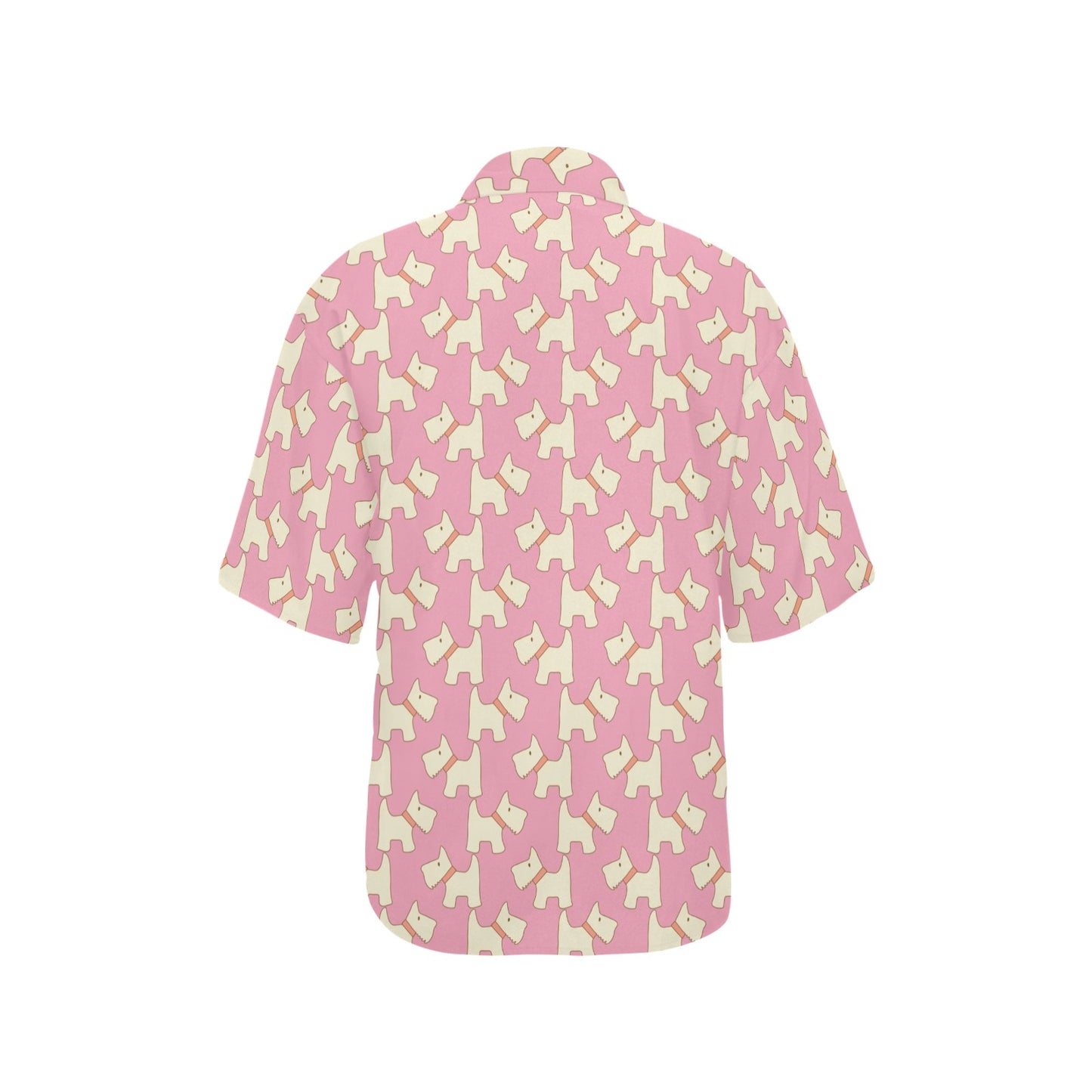 Scottish Terriers Print Design LKS306 Women's Hawaiian Shirt
