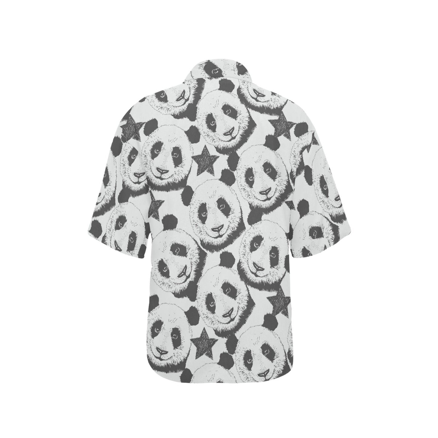 Panda Pattern Print Design A02 Women's Hawaiian Shirt