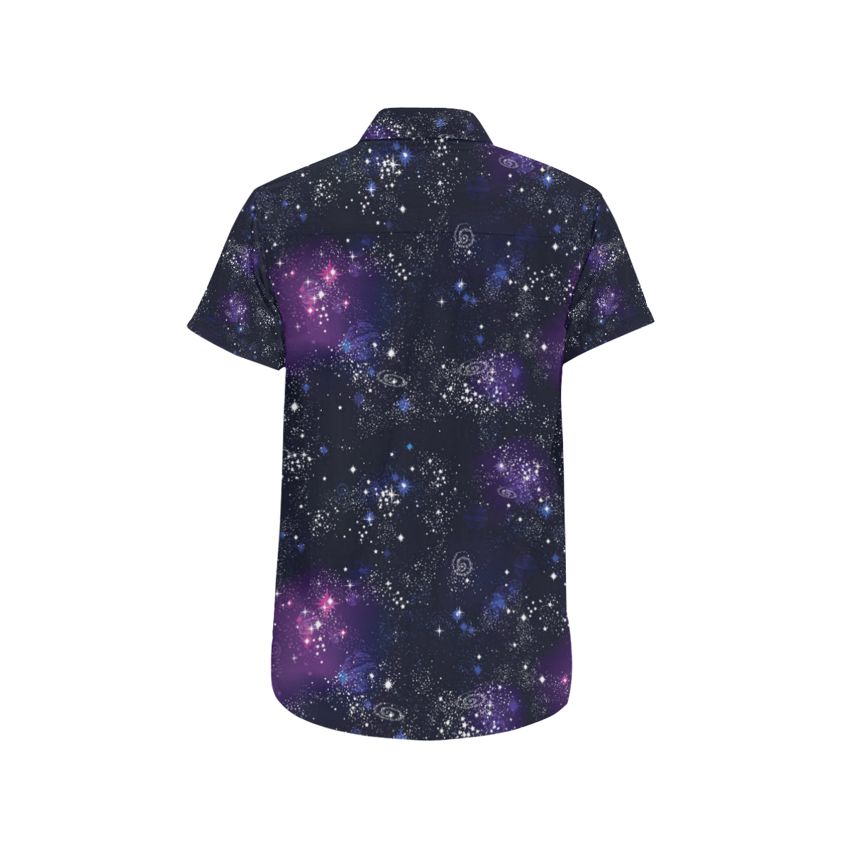 Cosmic Pattern Print Design 03 Men's Short Sleeve Button Up Shirt