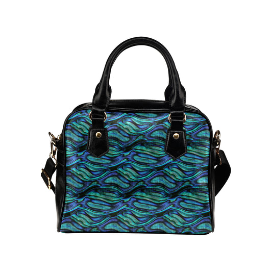 Abalone Pattern Print Design 02 Shoulder Handbag