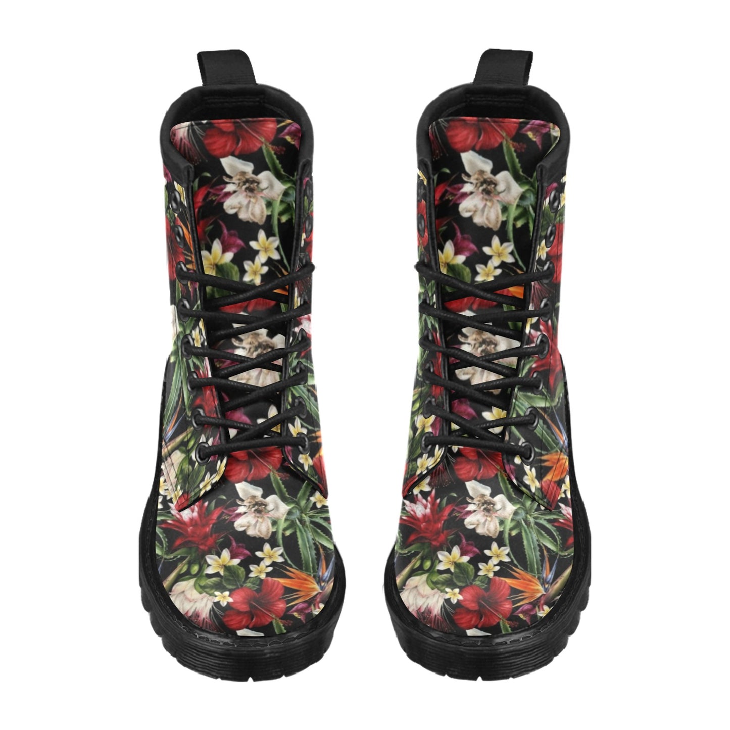 Summer Floral Pattern Print Design SF03 Women's Boots