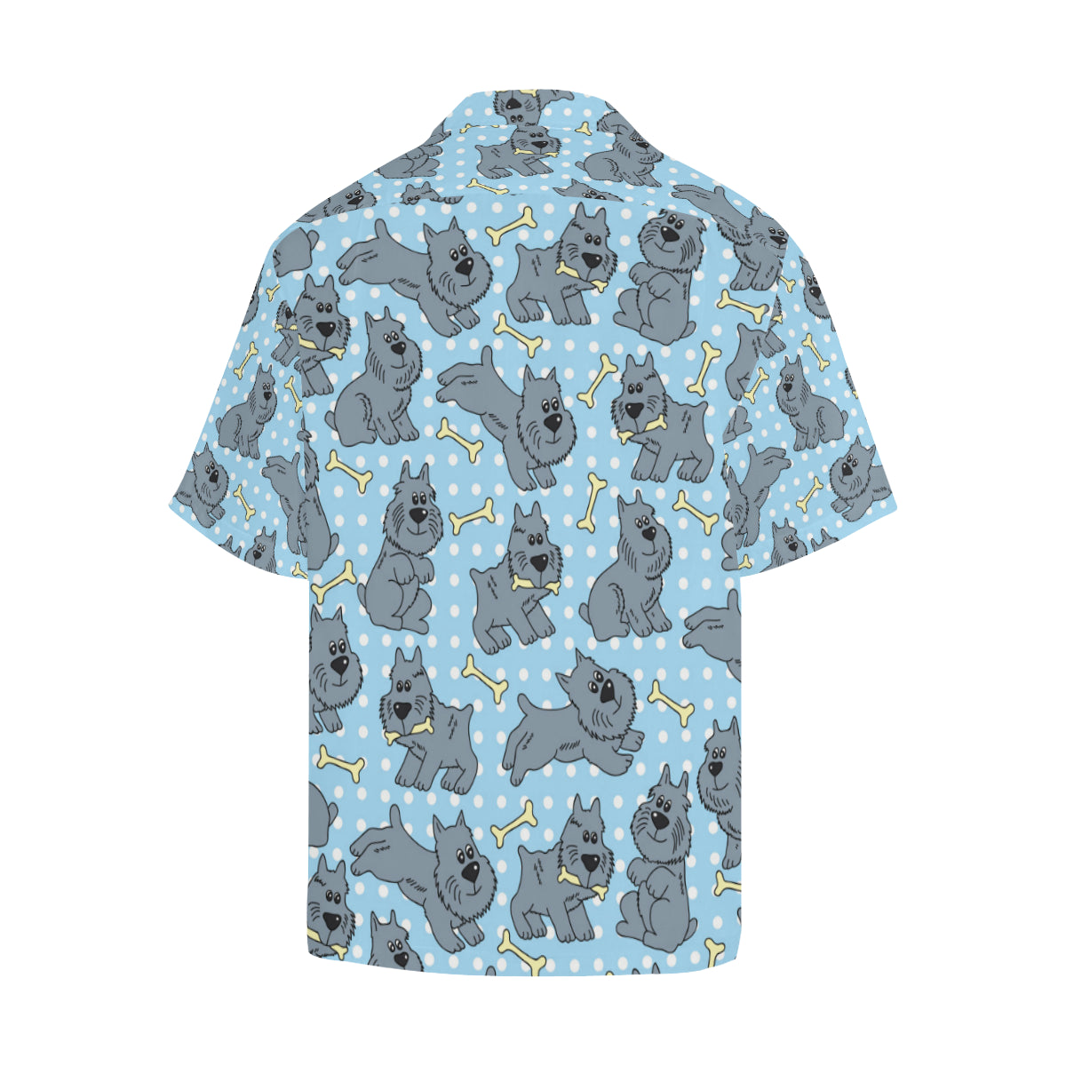 Schnauzers Pattern Print Design A02 Men's Hawaiian Shirt