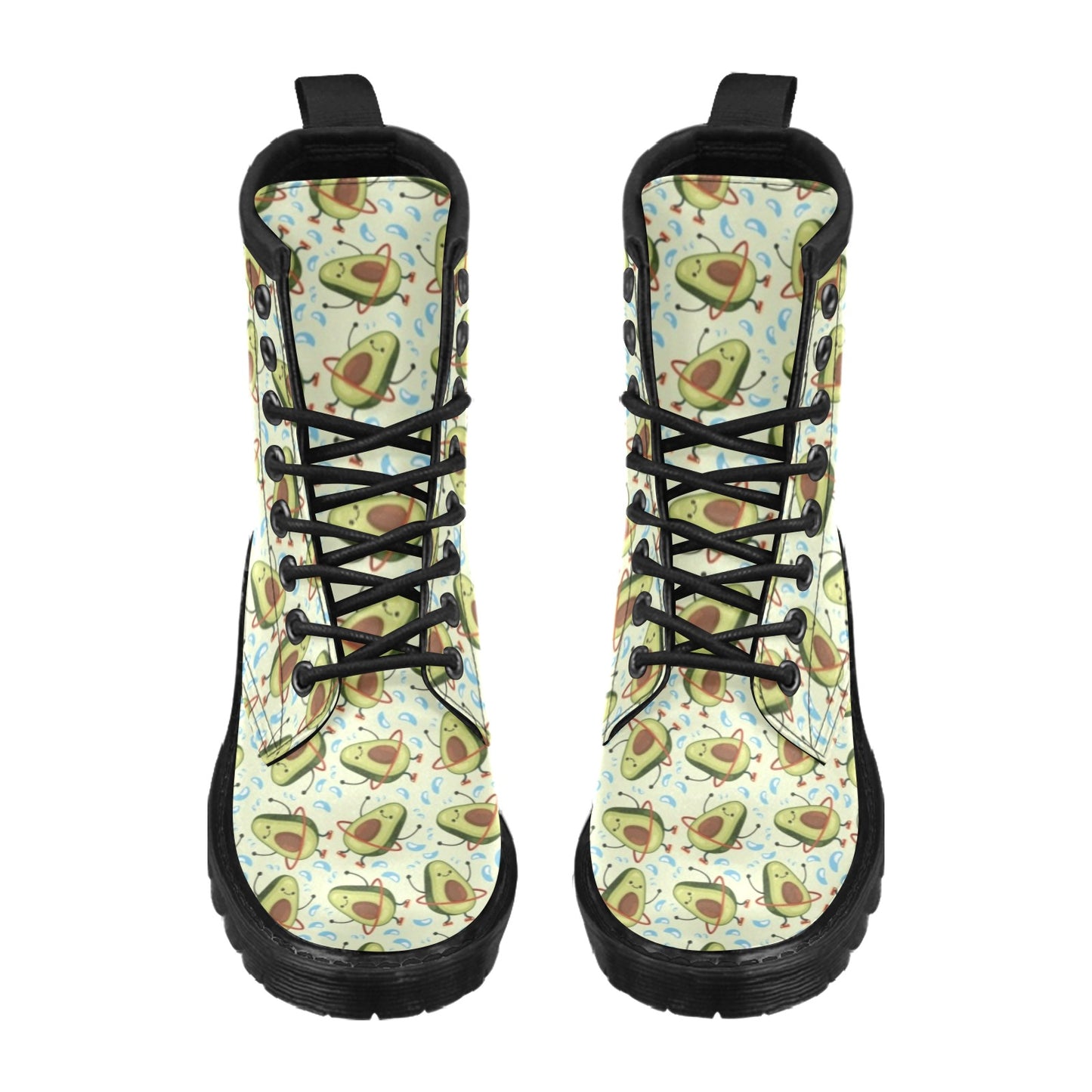 Avocado Pattern Print Design AC02 Women's Boots