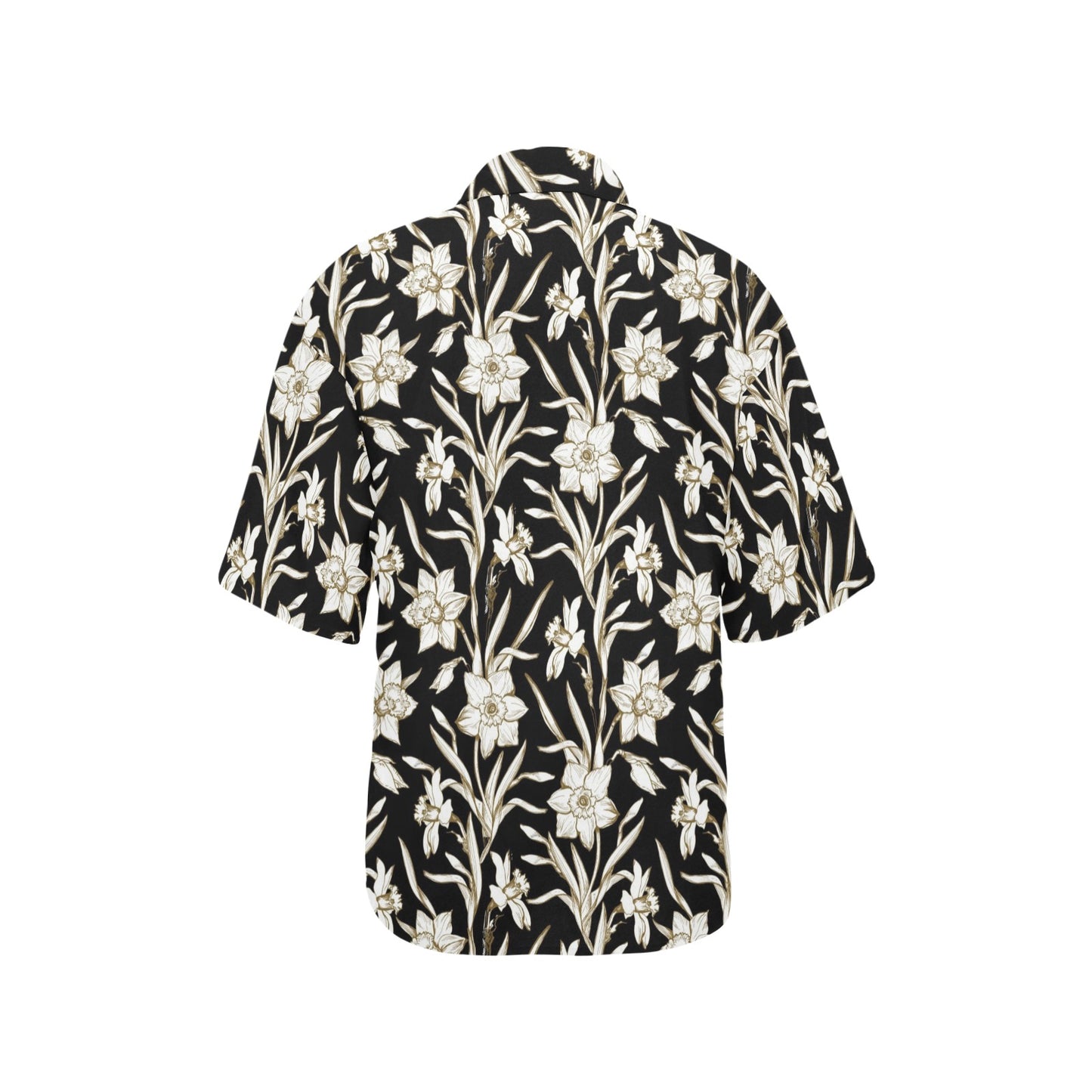 Daffodils Pattern Print Design DF06 Women's Hawaiian Shirt