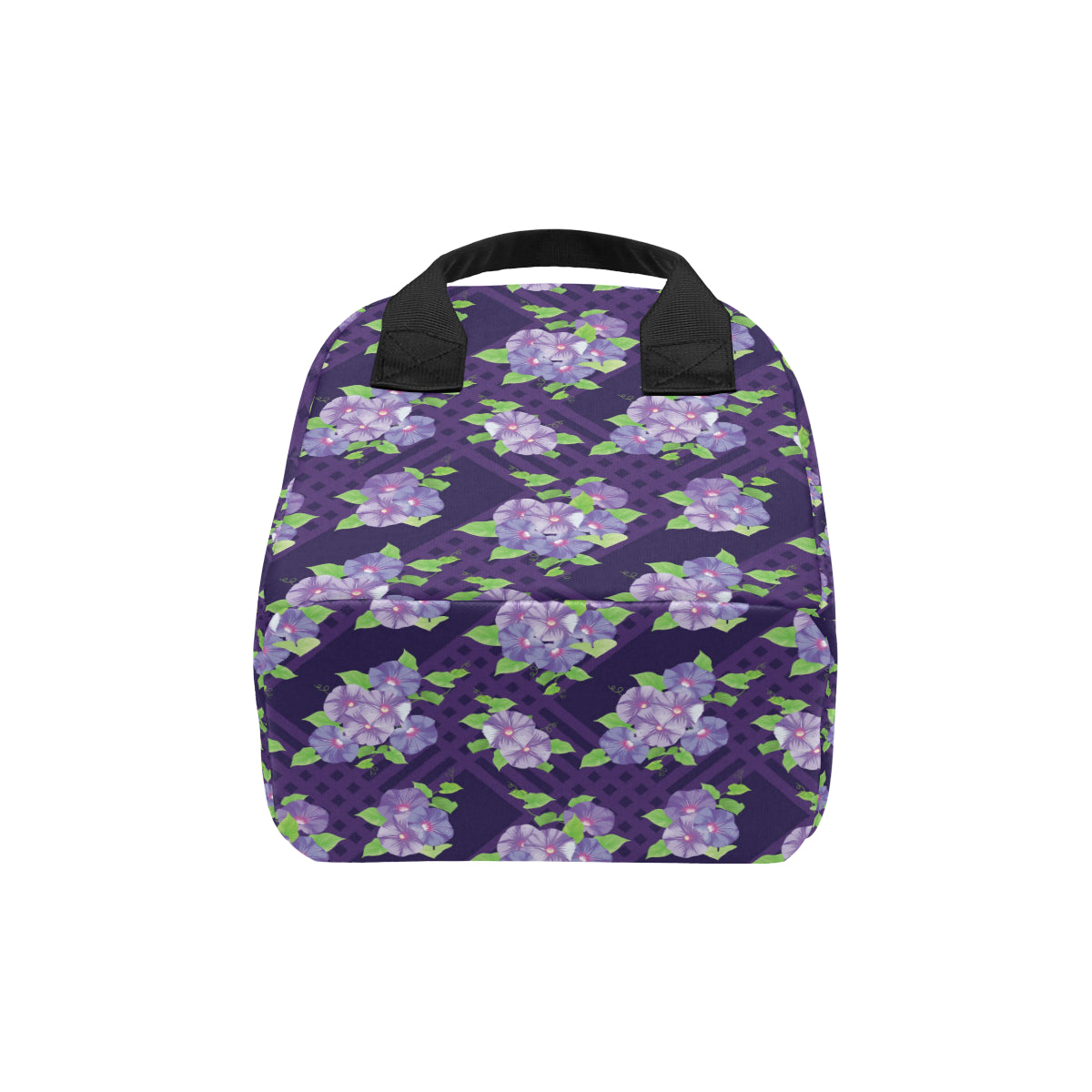 Morning Glory Pattern Print Design MG03 Insulated Lunch Bag