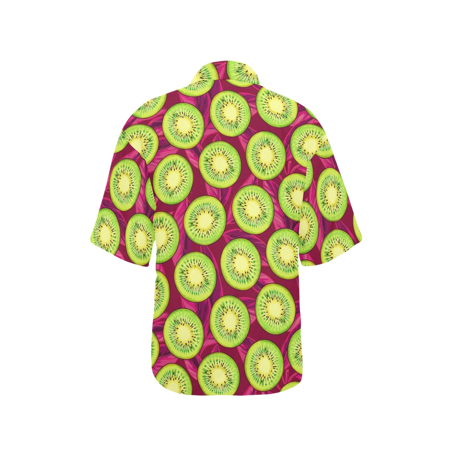 Kiwi Pattern Print Design KW05 Women's Hawaiian Shirt