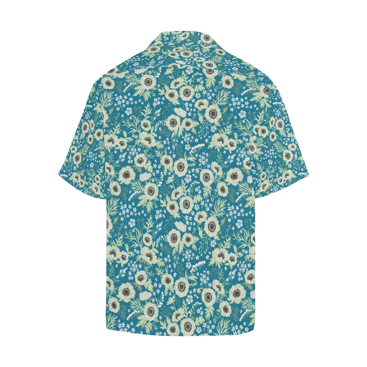 Anemone Pattern Print Design 01 Men's Hawaiian Shirt