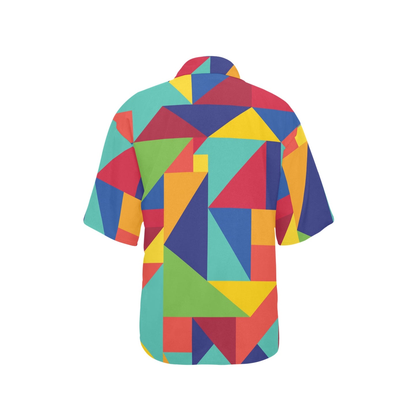 Mosaic Pattern Print Design 01 Women's Hawaiian Shirt