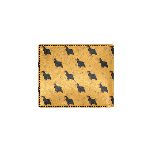 Cocker Pattern Print Design 01 Men's ID Card Wallet