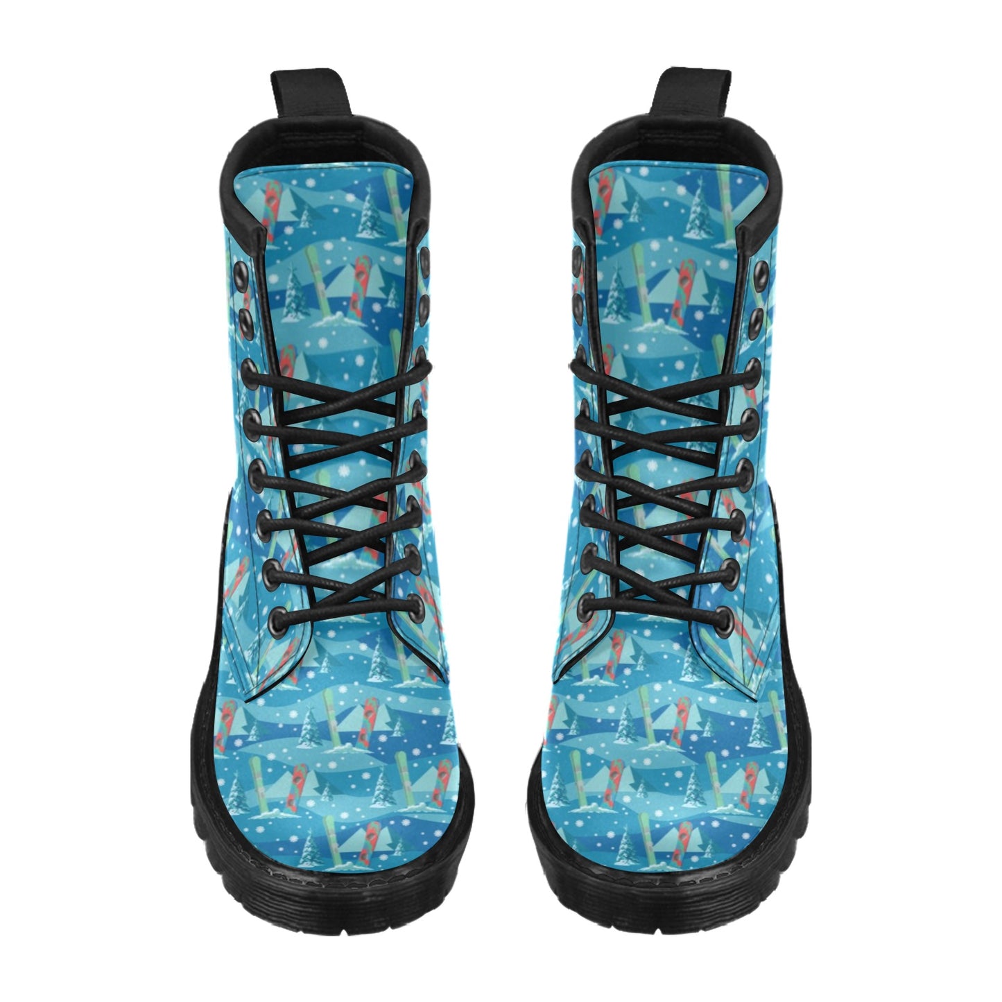 Snowboard Print Design LKS301 Women's Boots