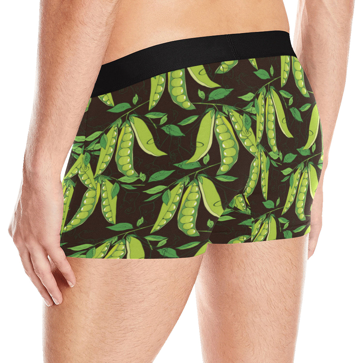 Peas Pattern Print Design A03 Men's Boxer Briefs