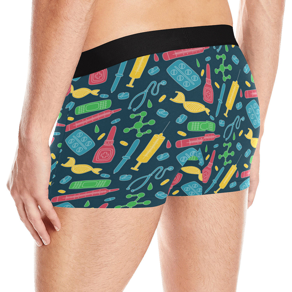 Phlebotomist Pattern Print Design A03 Men's Boxer Briefs