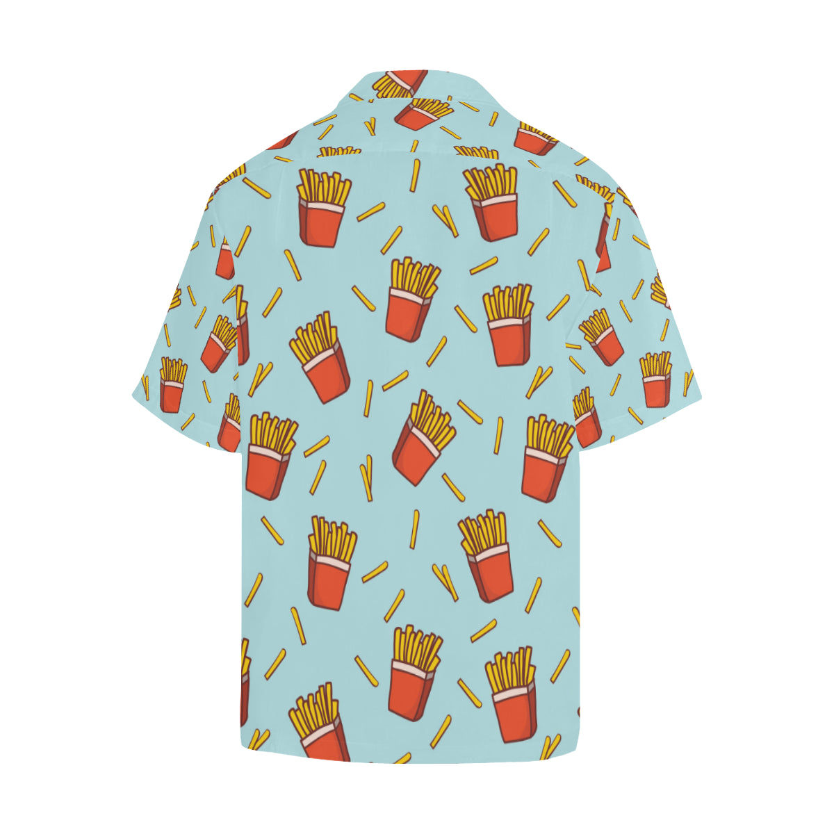 French Fried Pattern Print Design 02 Men's Hawaiian Shirt