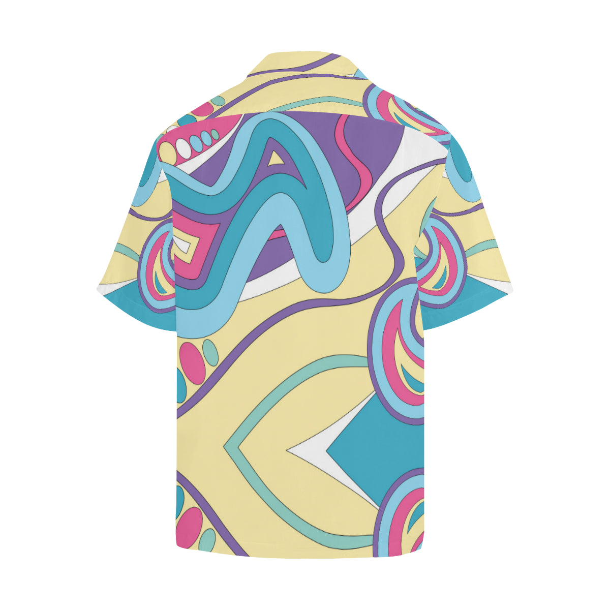 Funky Retro Pattern Print Design A01 Men's Hawaiian Shirt