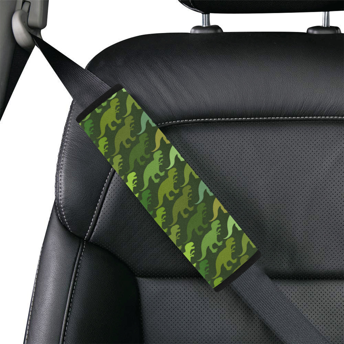 T Rex Pattern Print Design A03 Car Seat Belt Cover