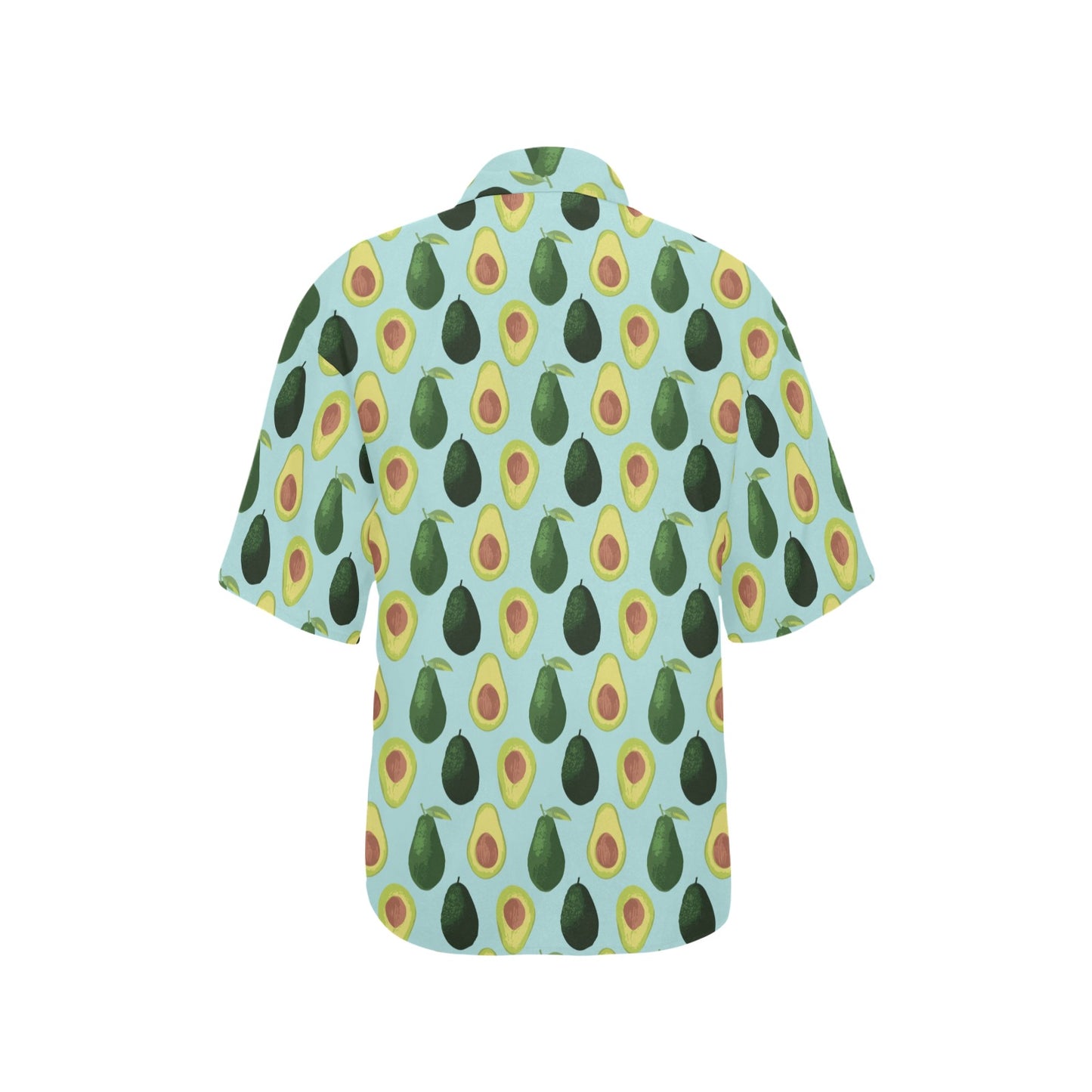 Avocado Pattern Print Design 04 Women's Hawaiian Shirt
