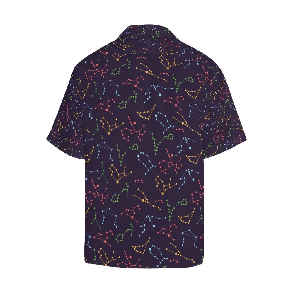 Zodiac Print Design LKS301 Men's Hawaiian Shirt