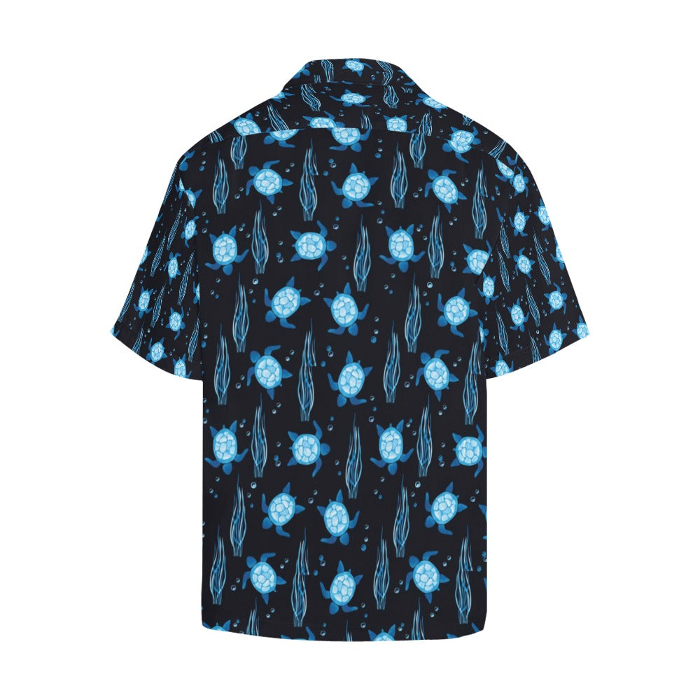 Sea Turtle Print Design LKS3013 Men's Hawaiian Shirt