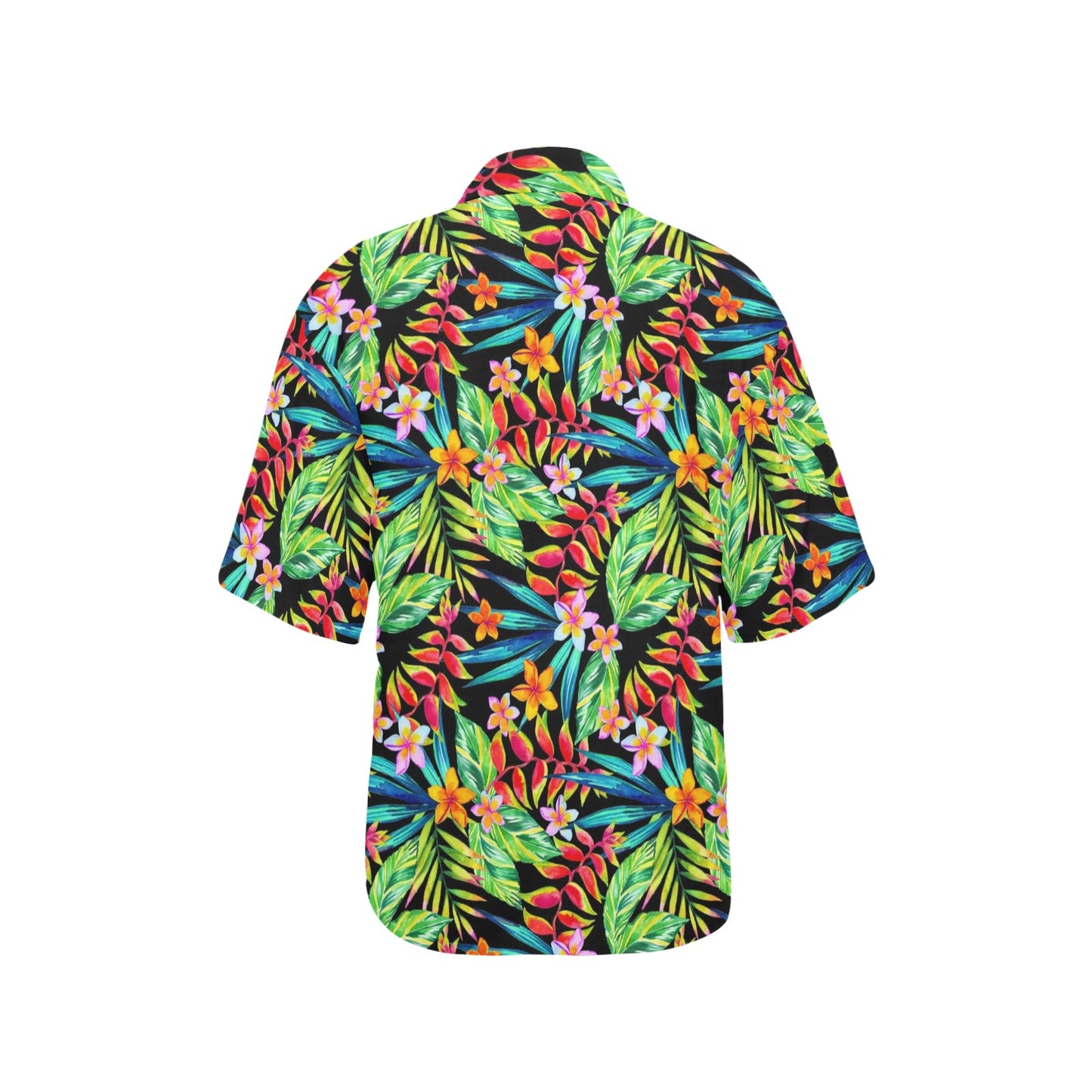 Heliconia Pattern Print Design HL09 Women's Hawaiian Shirt