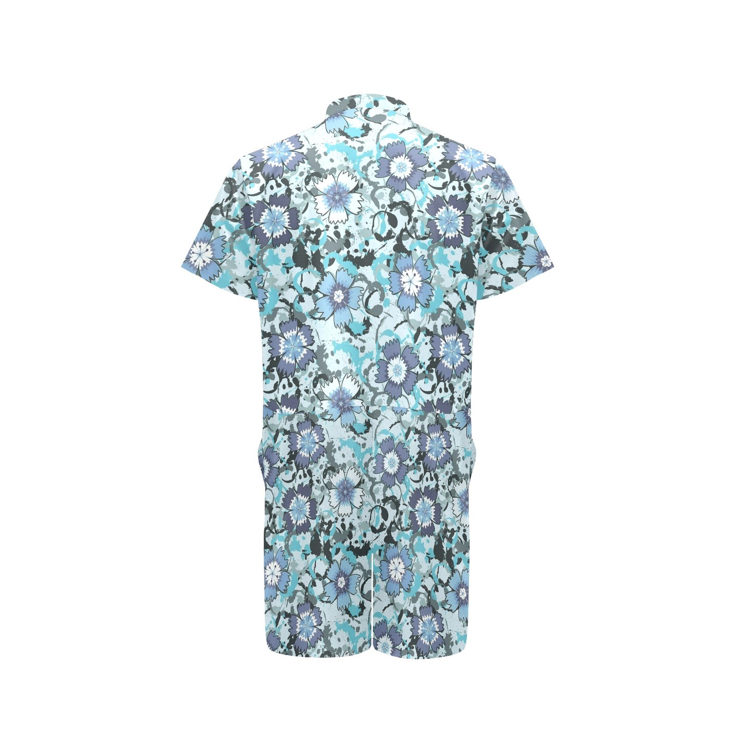 Carnations Pattern Print Design CN04 Men's Romper