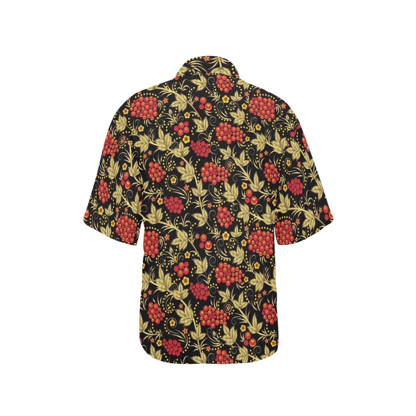 Cranberry Pattern Print Design CB02 Women's Hawaiian Shirt