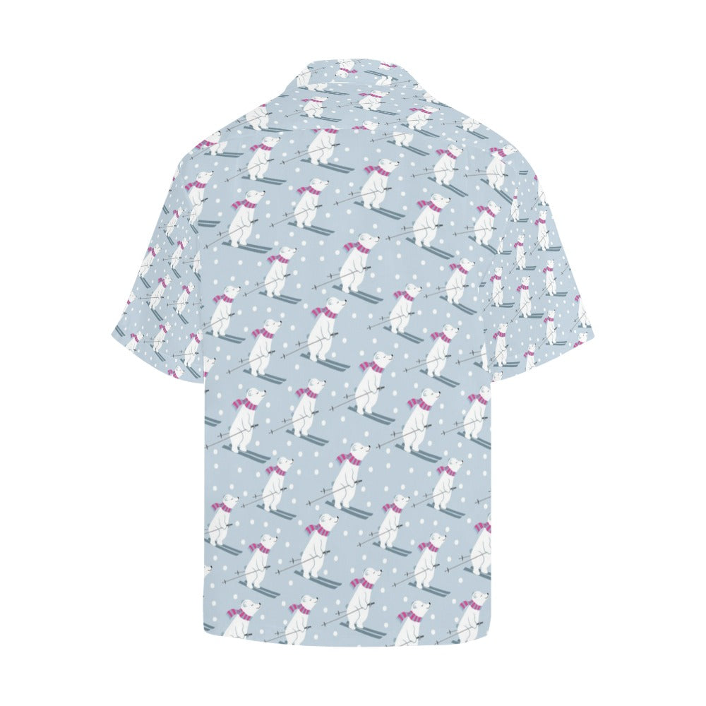 Ski Print Design LKS307 Men's Hawaiian Shirt